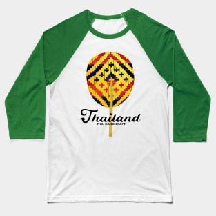 Classic Thai Handicraft Baseball T-Shirt